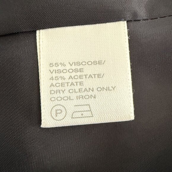 Lafayette 148 Navy Blue Blazer Jacket 3 botton Size 10 Made In NYC USA Pockets - Picture 4 of 11